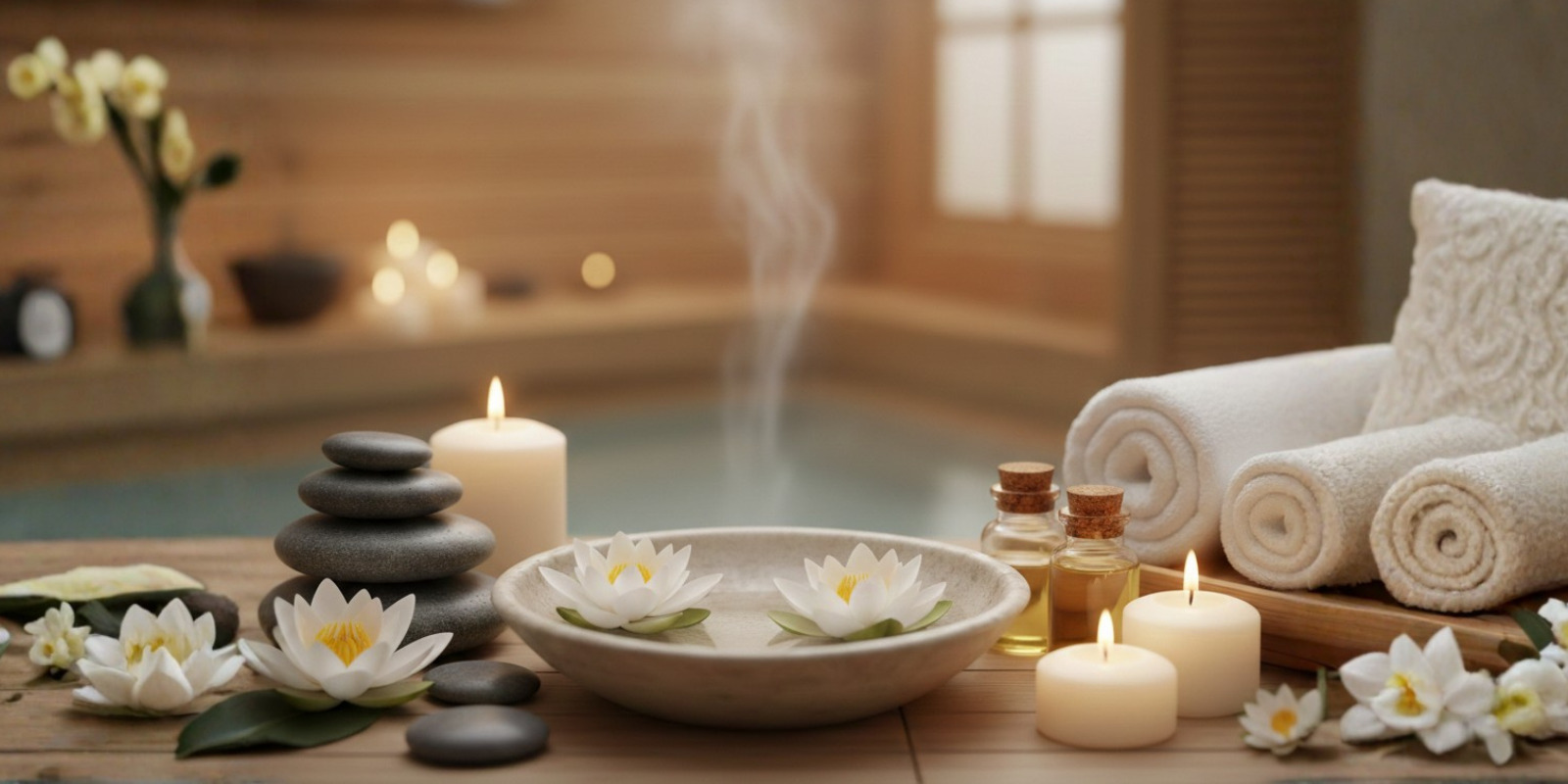 Lire la suite à propos de l’article Huiles essentielles apaisantes hammam thalasso Tunisie